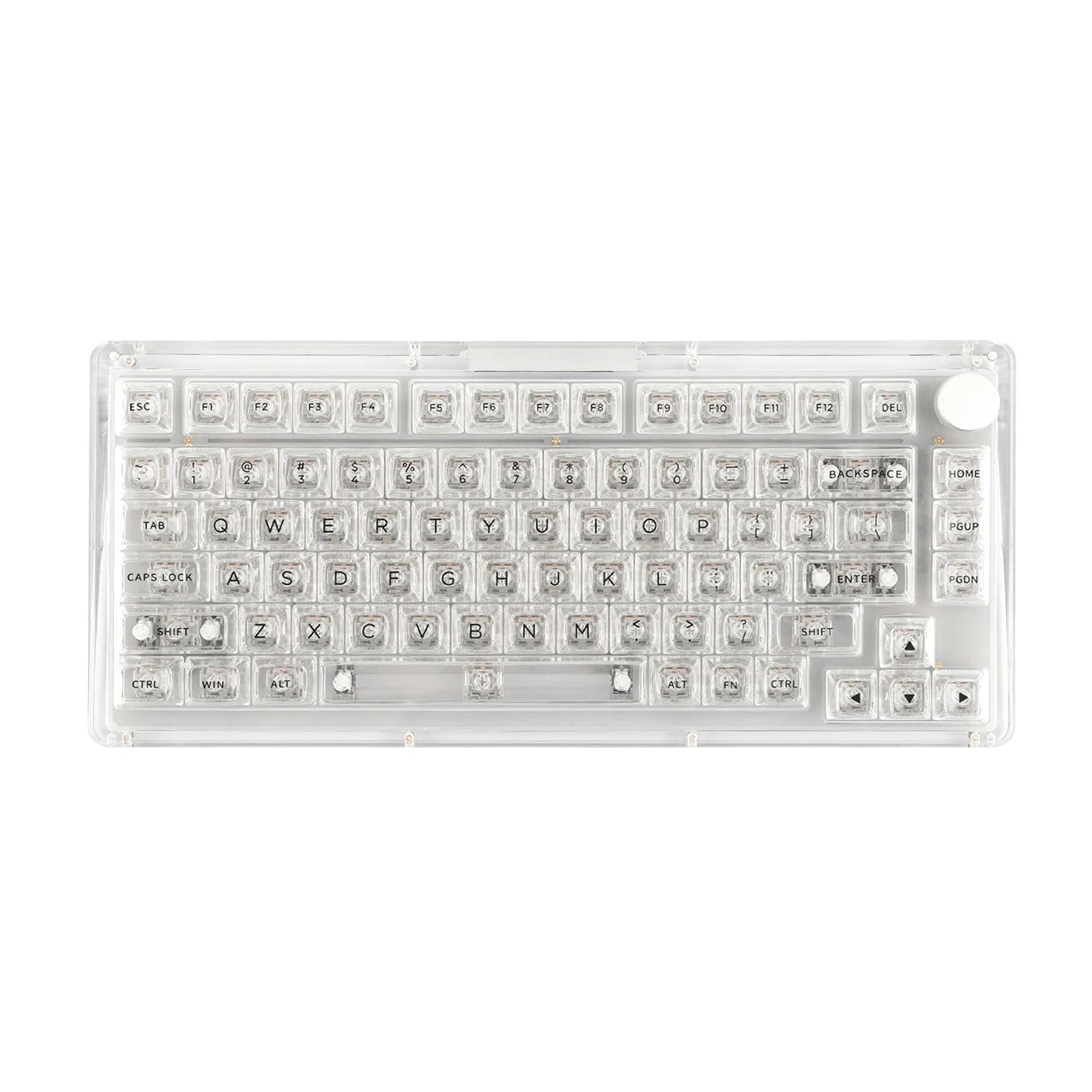 KiiBOOM Phantom 81 V3 75% Hot-swappable Acrylic Gasket Wired/Bluetooth 5.0/2.4GHz Wireless Mechanical Keyboard for Win/Mac